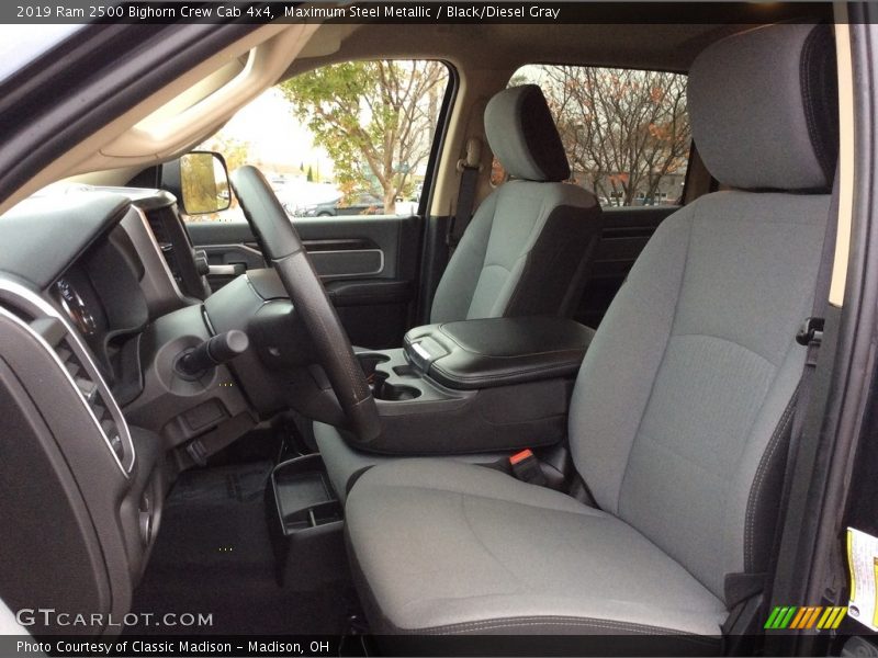 Maximum Steel Metallic / Black/Diesel Gray 2019 Ram 2500 Bighorn Crew Cab 4x4