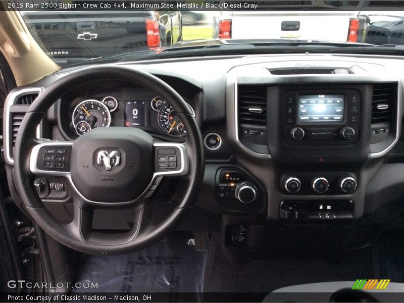 Maximum Steel Metallic / Black/Diesel Gray 2019 Ram 2500 Bighorn Crew Cab 4x4