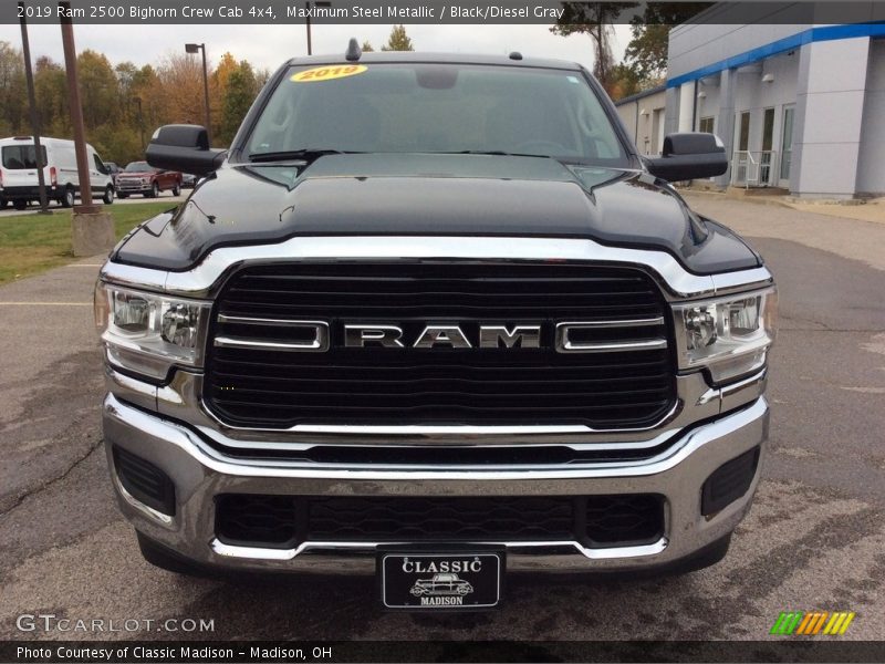Maximum Steel Metallic / Black/Diesel Gray 2019 Ram 2500 Bighorn Crew Cab 4x4