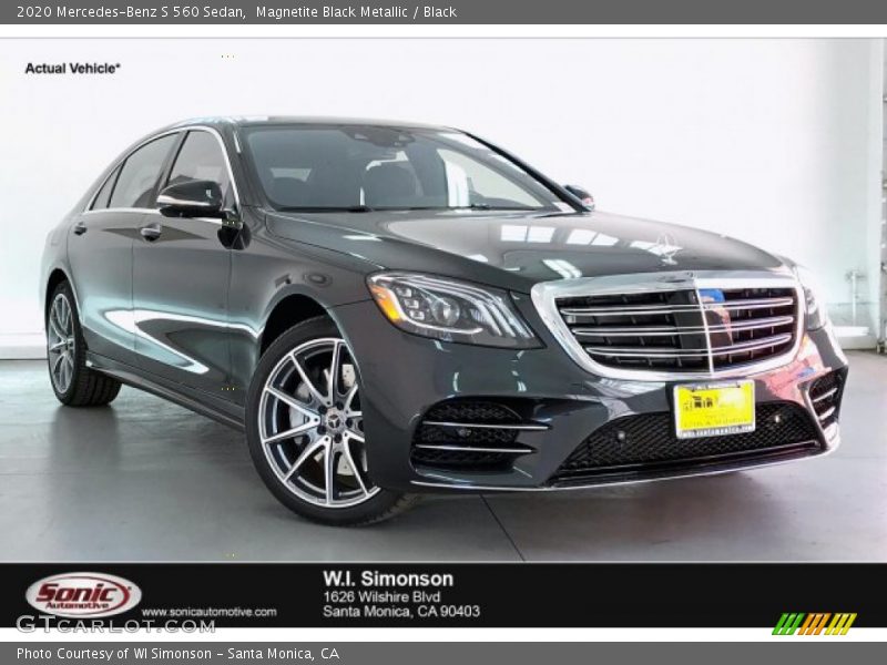 Magnetite Black Metallic / Black 2020 Mercedes-Benz S 560 Sedan