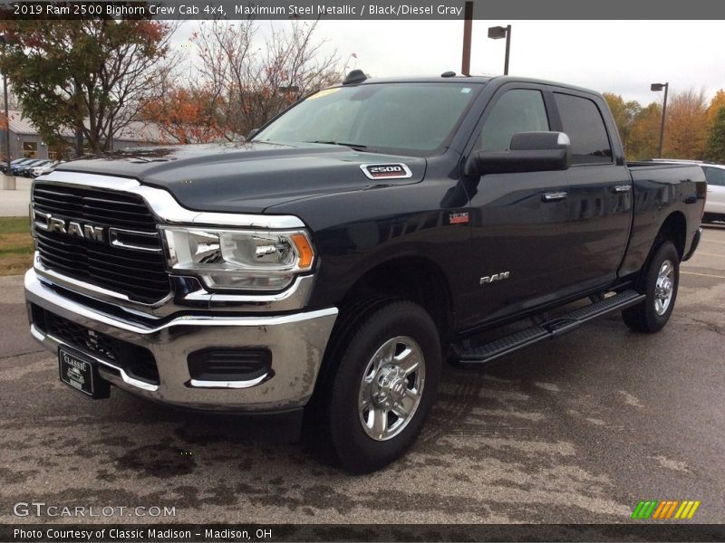 Maximum Steel Metallic / Black/Diesel Gray 2019 Ram 2500 Bighorn Crew Cab 4x4