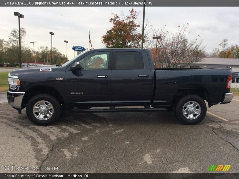 Maximum Steel Metallic / Black/Diesel Gray 2019 Ram 2500 Bighorn Crew Cab 4x4