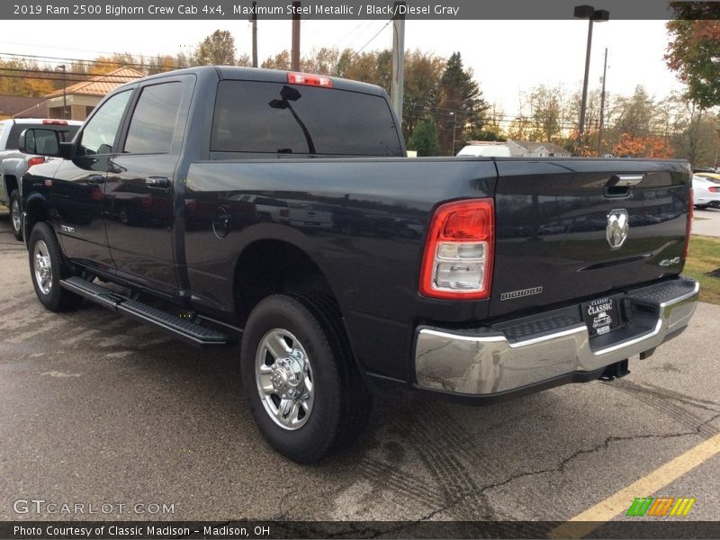 Maximum Steel Metallic / Black/Diesel Gray 2019 Ram 2500 Bighorn Crew Cab 4x4