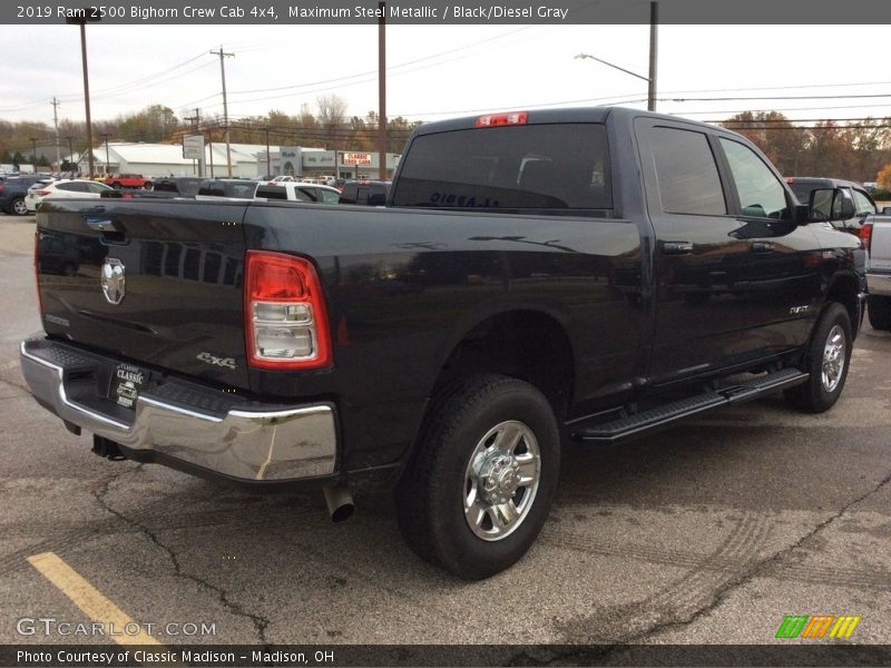 Maximum Steel Metallic / Black/Diesel Gray 2019 Ram 2500 Bighorn Crew Cab 4x4