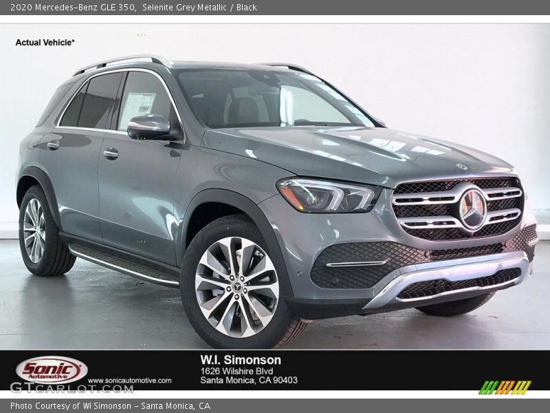 Selenite Grey Metallic / Black 2020 Mercedes-Benz GLE 350