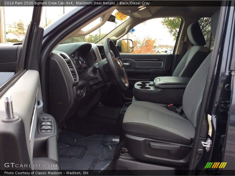 Maximum Steel Metallic / Black/Diesel Gray 2019 Ram 2500 Bighorn Crew Cab 4x4