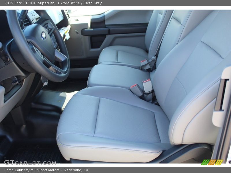 Oxford White / Earth Gray 2019 Ford F150 XL SuperCab
