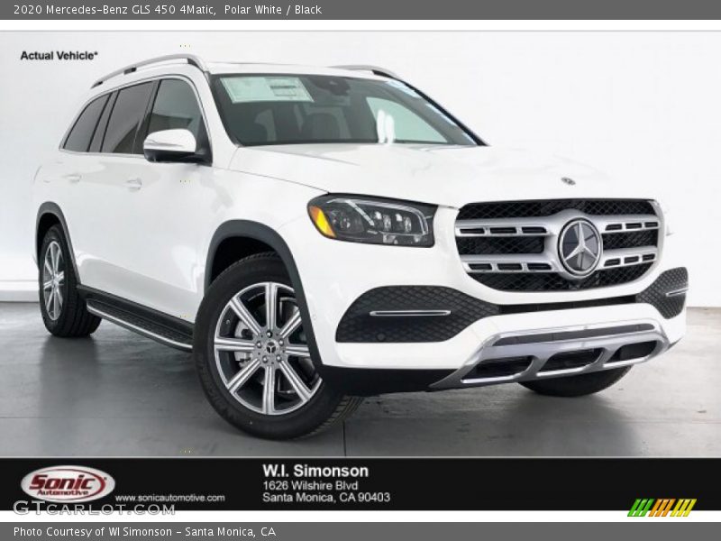 Polar White / Black 2020 Mercedes-Benz GLS 450 4Matic