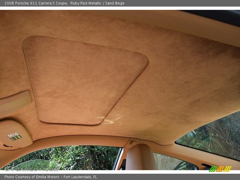 Ruby Red Metallic / Sand Beige 2008 Porsche 911 Carrera S Coupe