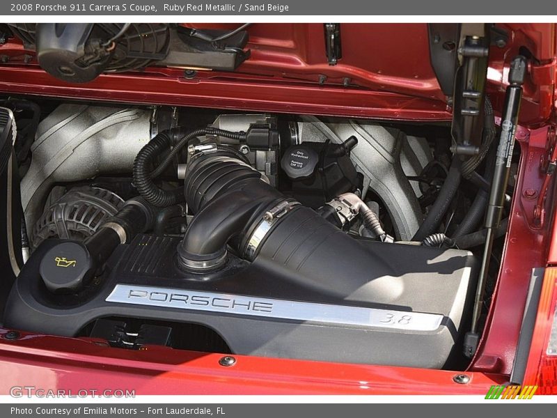  2008 911 Carrera S Coupe Engine - 3.8 Liter DOHC 24V VarioCam Flat 6 Cylinder