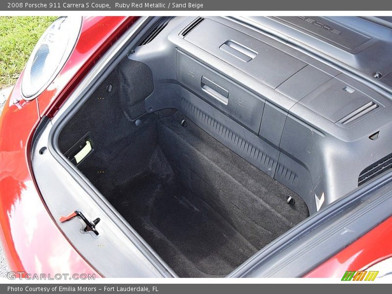  2008 911 Carrera S Coupe Trunk