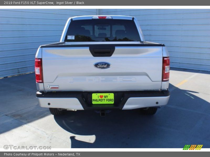 Ingot Silver / Black 2019 Ford F150 XLT SuperCrew