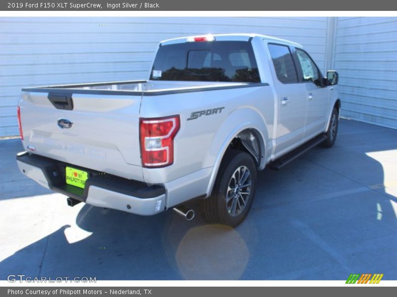 Ingot Silver / Black 2019 Ford F150 XLT SuperCrew