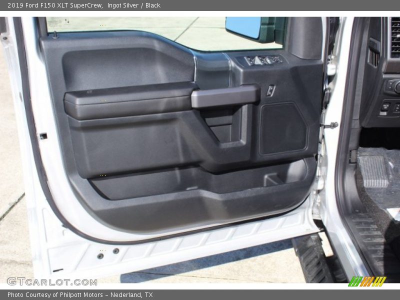 Ingot Silver / Black 2019 Ford F150 XLT SuperCrew