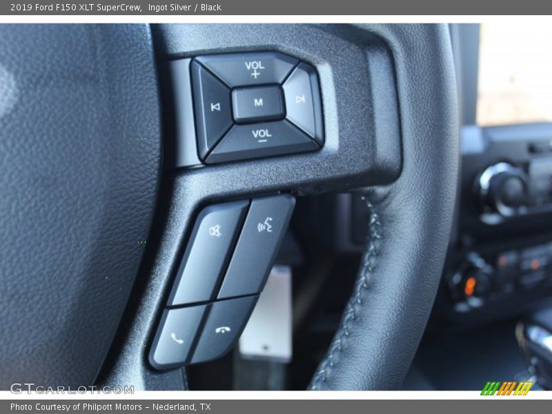 Ingot Silver / Black 2019 Ford F150 XLT SuperCrew