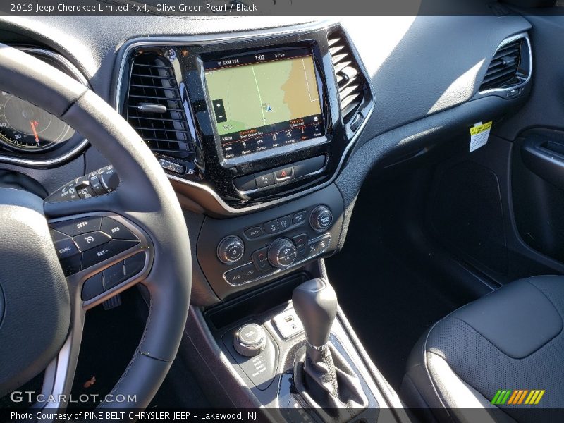 Olive Green Pearl / Black 2019 Jeep Cherokee Limited 4x4