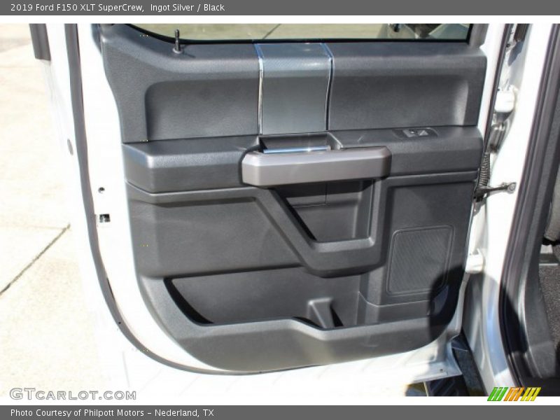 Ingot Silver / Black 2019 Ford F150 XLT SuperCrew