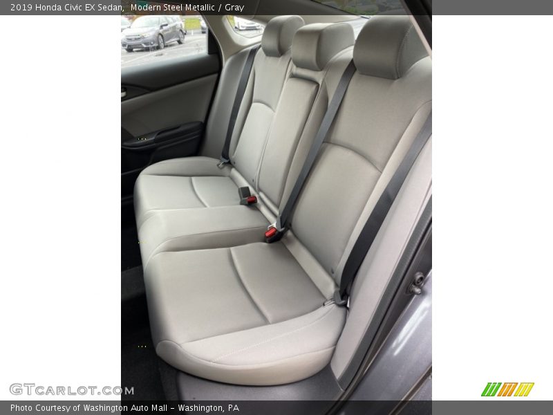 Modern Steel Metallic / Gray 2019 Honda Civic EX Sedan