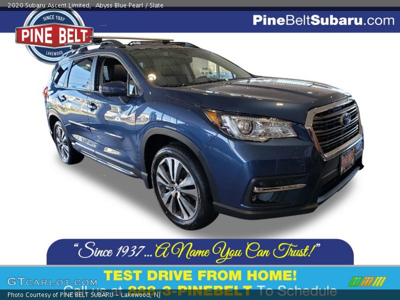 Abyss Blue Pearl / Slate 2020 Subaru Ascent Limited