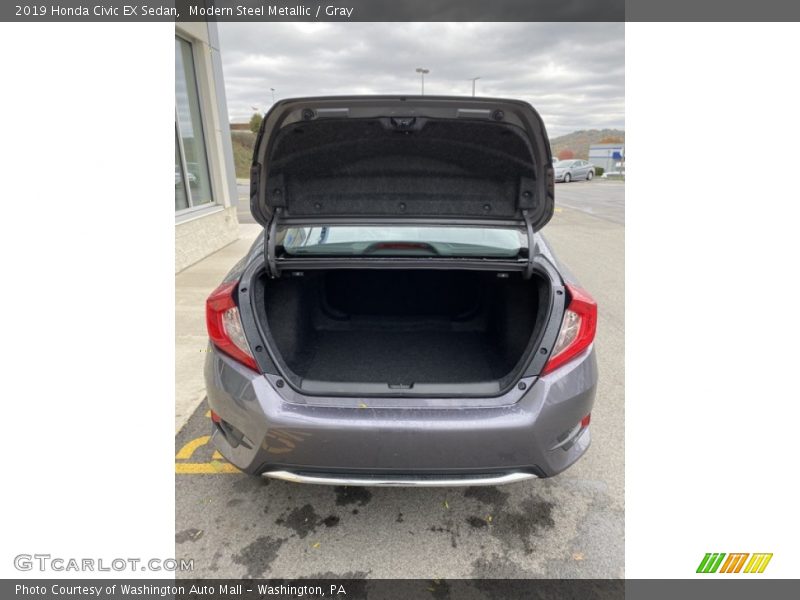 Modern Steel Metallic / Gray 2019 Honda Civic EX Sedan