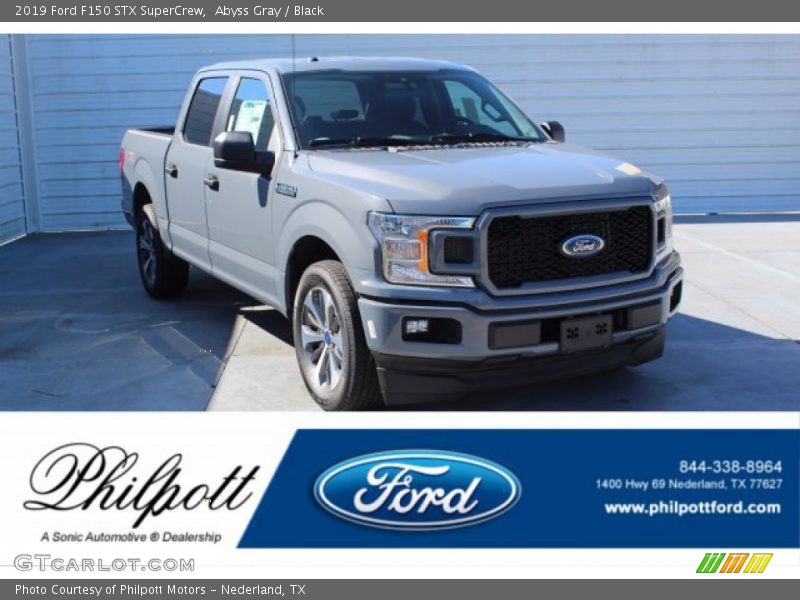Abyss Gray / Black 2019 Ford F150 STX SuperCrew
