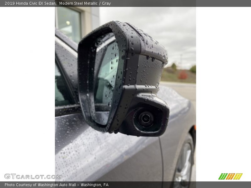 Modern Steel Metallic / Gray 2019 Honda Civic EX Sedan