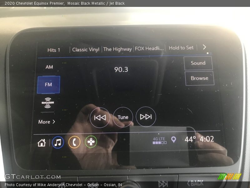 Mosaic Black Metallic / Jet Black 2020 Chevrolet Equinox Premier