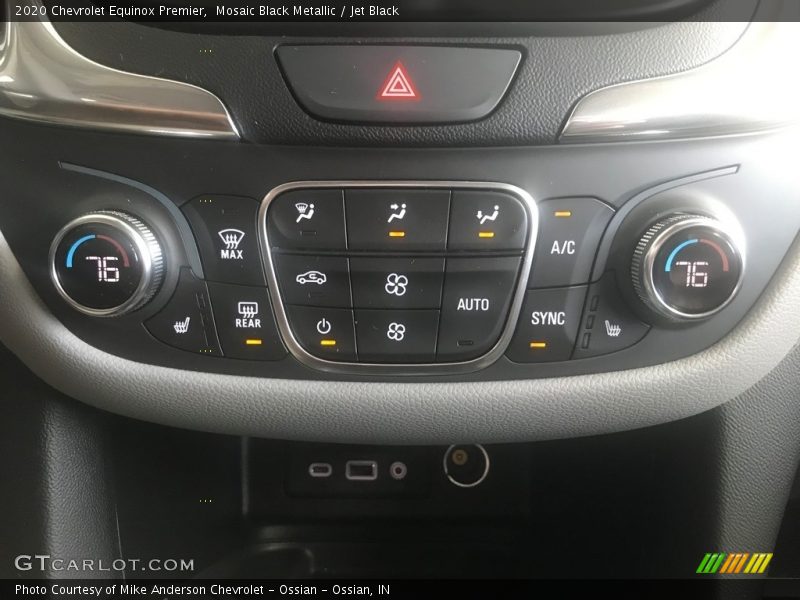 Mosaic Black Metallic / Jet Black 2020 Chevrolet Equinox Premier