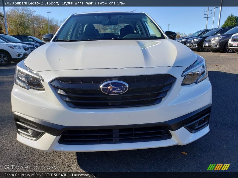 Crystal White Pearl / Two-Tone Gray 2020 Subaru Legacy 2.5i Sport