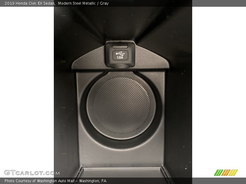 Modern Steel Metallic / Gray 2019 Honda Civic EX Sedan