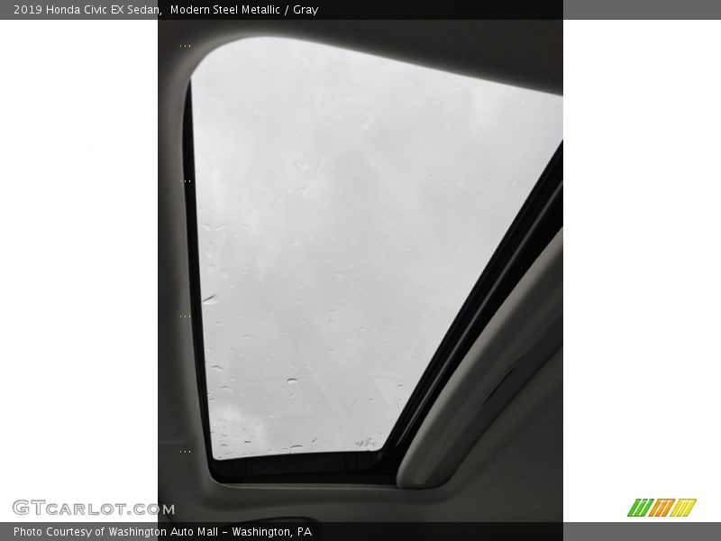 Modern Steel Metallic / Gray 2019 Honda Civic EX Sedan