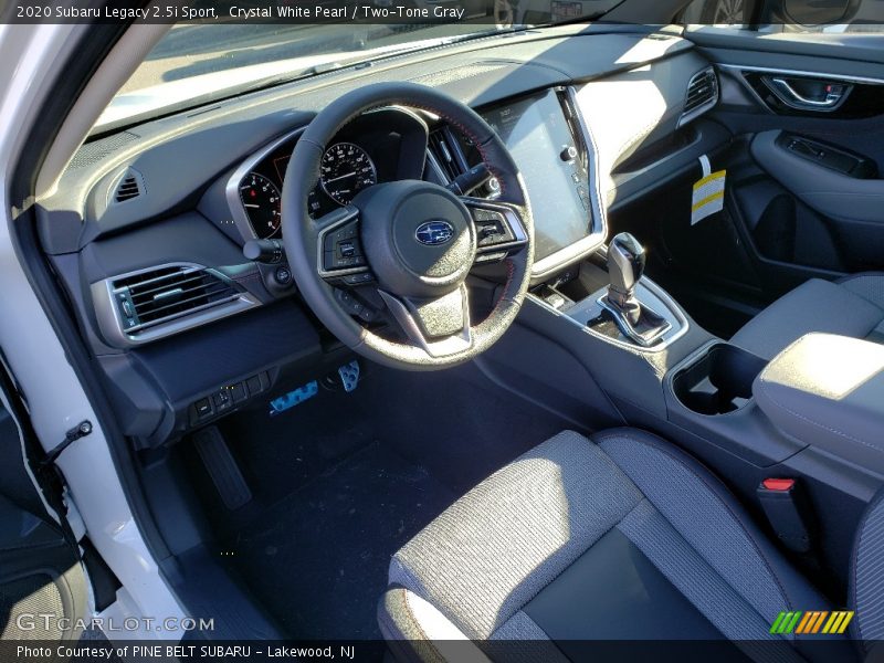 Crystal White Pearl / Two-Tone Gray 2020 Subaru Legacy 2.5i Sport