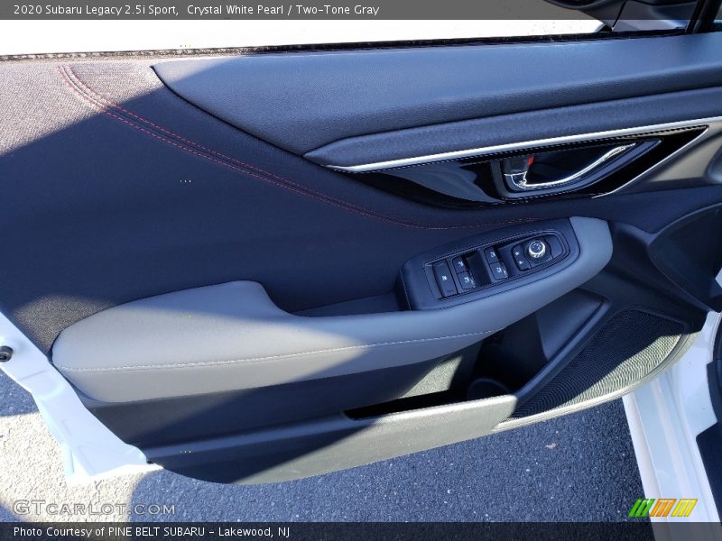 Crystal White Pearl / Two-Tone Gray 2020 Subaru Legacy 2.5i Sport