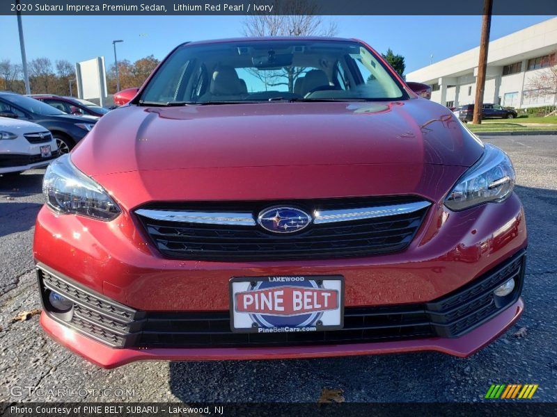 Lithium Red Pearl / Ivory 2020 Subaru Impreza Premium Sedan