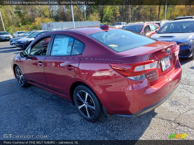 Lithium Red Pearl / Ivory 2020 Subaru Impreza Premium Sedan