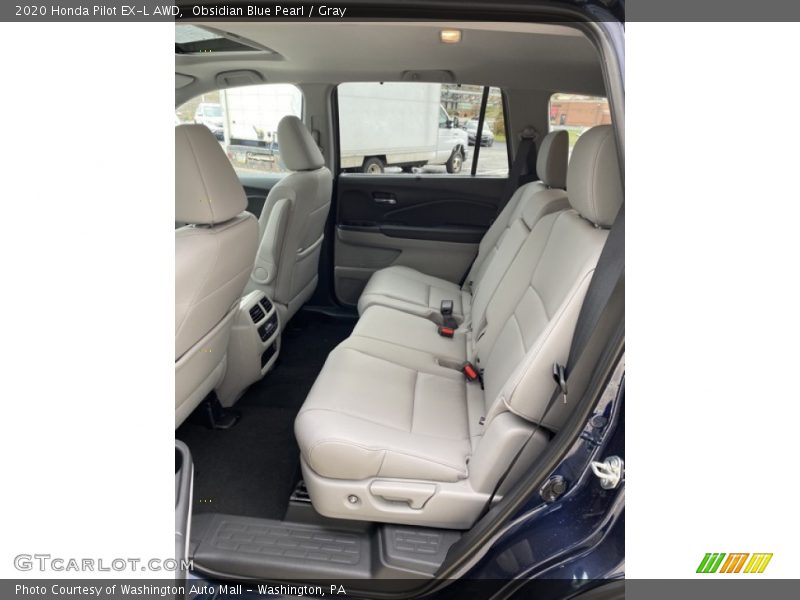 Obsidian Blue Pearl / Gray 2020 Honda Pilot EX-L AWD