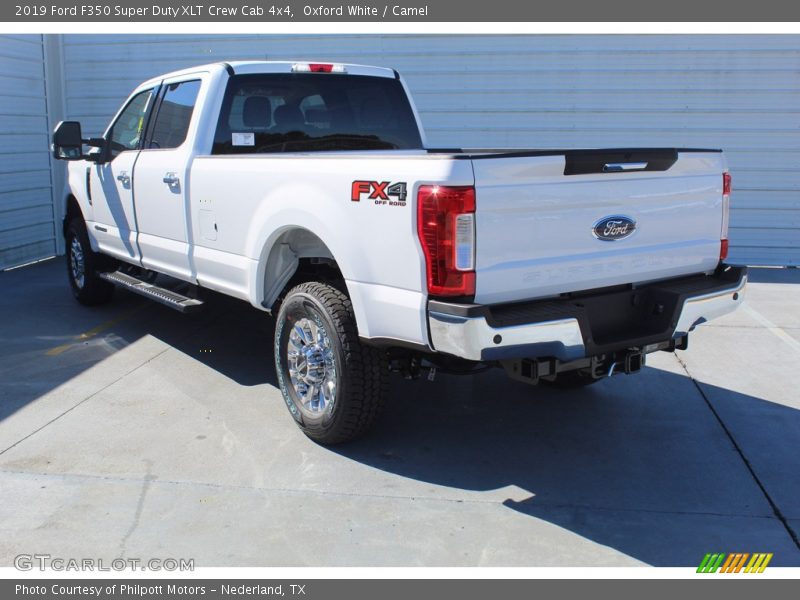 Oxford White / Camel 2019 Ford F350 Super Duty XLT Crew Cab 4x4