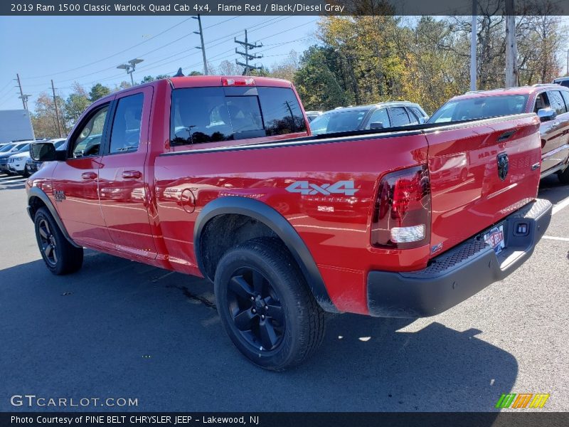 Flame Red / Black/Diesel Gray 2019 Ram 1500 Classic Warlock Quad Cab 4x4
