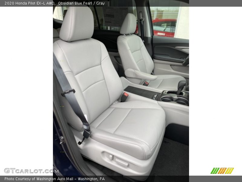 Obsidian Blue Pearl / Gray 2020 Honda Pilot EX-L AWD