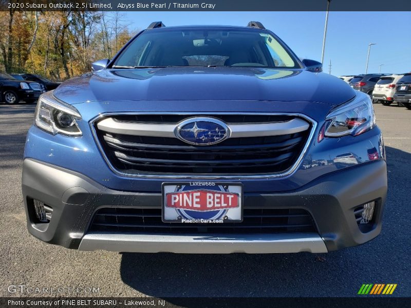 Abyss Blue Pearl / Titanium Gray 2020 Subaru Outback 2.5i Limited