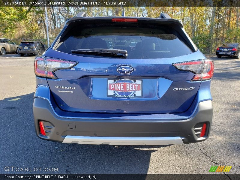 Abyss Blue Pearl / Titanium Gray 2020 Subaru Outback 2.5i Limited