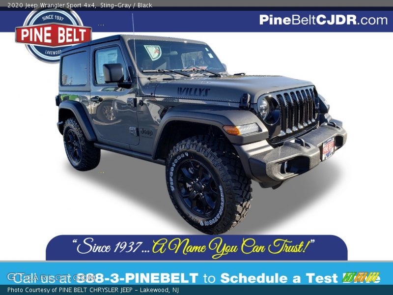 Sting-Gray / Black 2020 Jeep Wrangler Sport 4x4