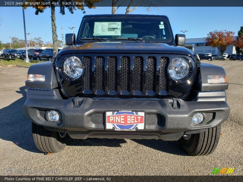 Black / Black 2020 Jeep Wrangler Sport 4x4