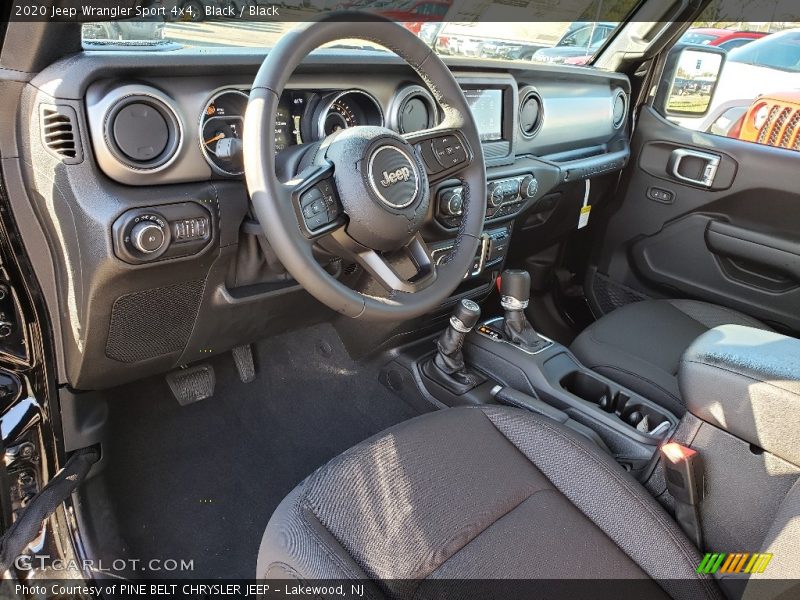 Black / Black 2020 Jeep Wrangler Sport 4x4