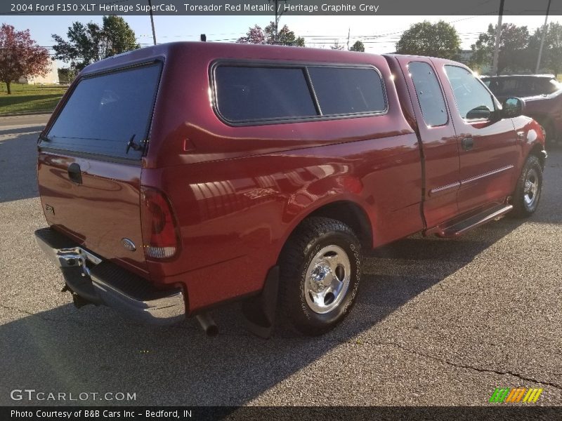 Toreador Red Metallic / Heritage Graphite Grey 2004 Ford F150 XLT Heritage SuperCab
