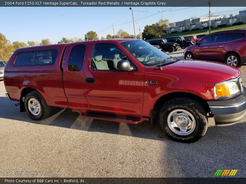 Toreador Red Metallic / Heritage Graphite Grey 2004 Ford F150 XLT Heritage SuperCab