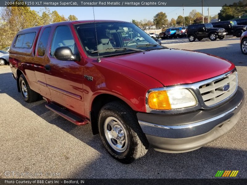 Toreador Red Metallic / Heritage Graphite Grey 2004 Ford F150 XLT Heritage SuperCab