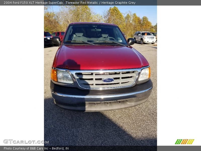 Toreador Red Metallic / Heritage Graphite Grey 2004 Ford F150 XLT Heritage SuperCab