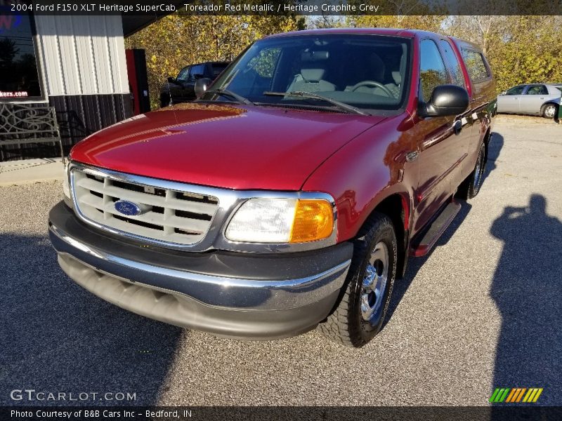 Toreador Red Metallic / Heritage Graphite Grey 2004 Ford F150 XLT Heritage SuperCab