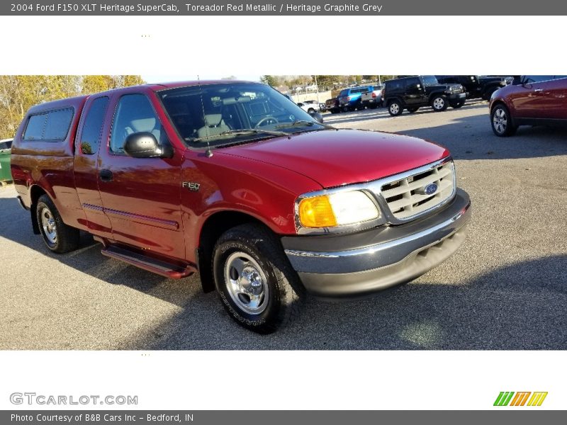 Toreador Red Metallic / Heritage Graphite Grey 2004 Ford F150 XLT Heritage SuperCab